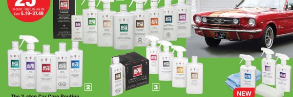 Autoglym Products – 25% Off At Canadian Tire from April 12 to 18
