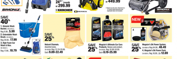 Canadian Tire Car Cleaning Deals starting June 13!